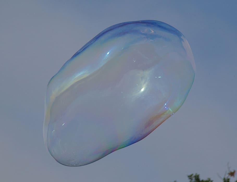 soap bubble, blubber, large, nature, fragility, bubble, mid-air, close-up, vulnerability, transparent