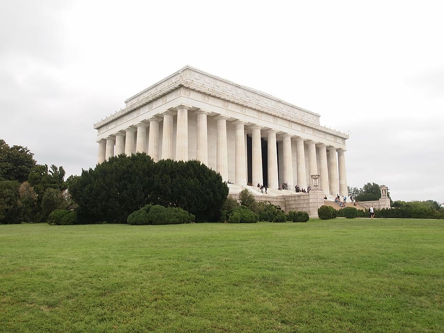 Washington, Lincoln, memorial, Estados Unidos, arquitectura, Monumento, América, edificio, piedra, democracia