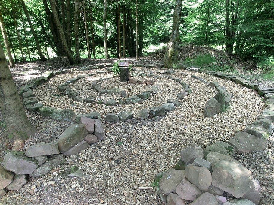 rock lot, Labyrinth, Away, Center, Kniebis, Forest, cult, mistery, history, place