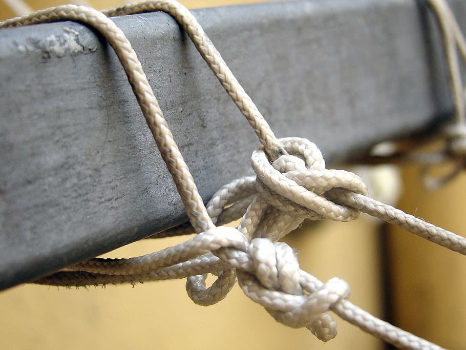 knot, close, textured, equipment, rope, strength, tied up, close-up, connection, day