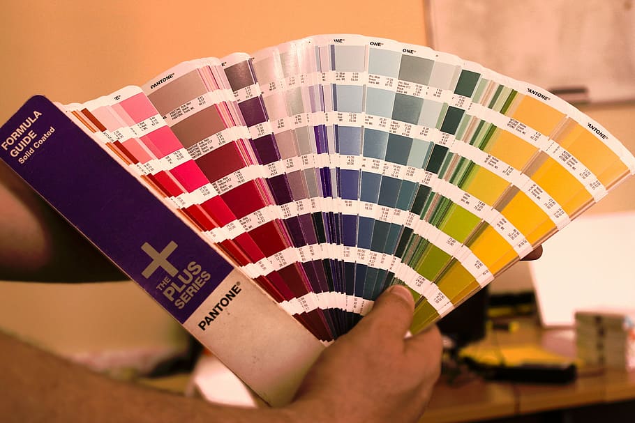 pantone, color, nuance, swatches, human body part, striped, human limb, people, holding, limb