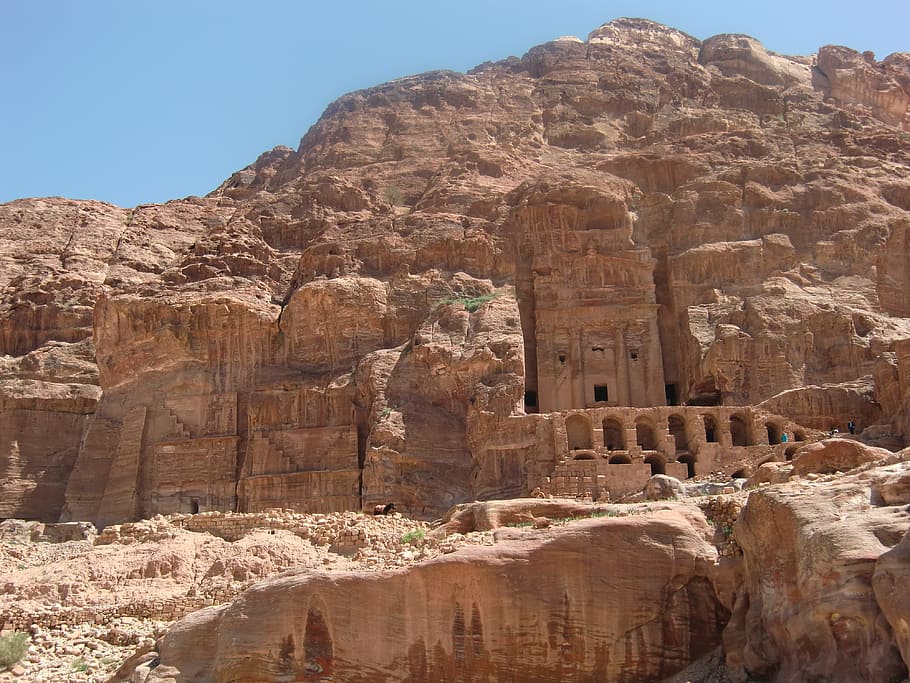 petra, jordan photo, petra, egypt, jordan, travel destinations, rock, rock formation, rock - object, solid, history