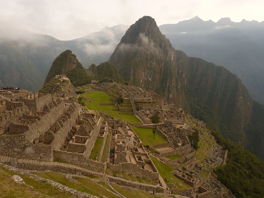 Machu Picchu, Machupicchu, Ruins, ruined city, peru, inca, tourism, architecture, building, city