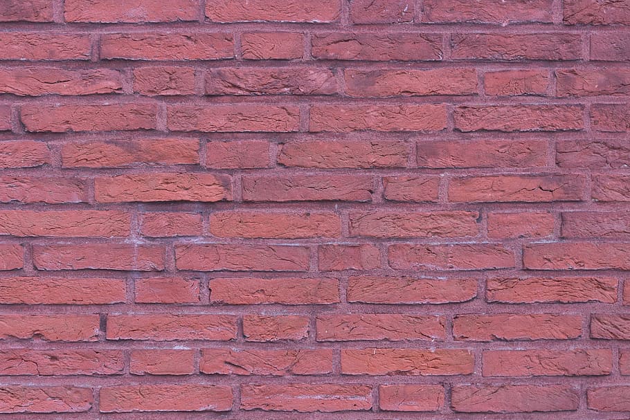 brown, concrete, blocks wall, wall, brick, masonry, brick wall, background, stone wall, red