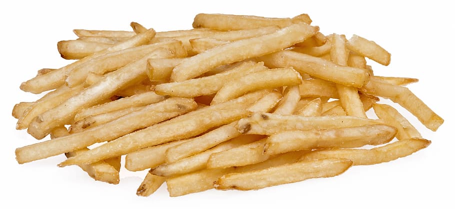 fried potatoes, food, eat, diet, bk, french, fries, cut out, white background, food and drink