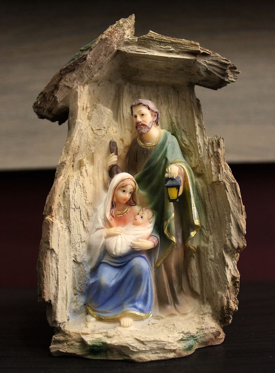 nativity scene, christmas, sagrada familia, jesus, maria, josé, baby jesus, christ, god, birth