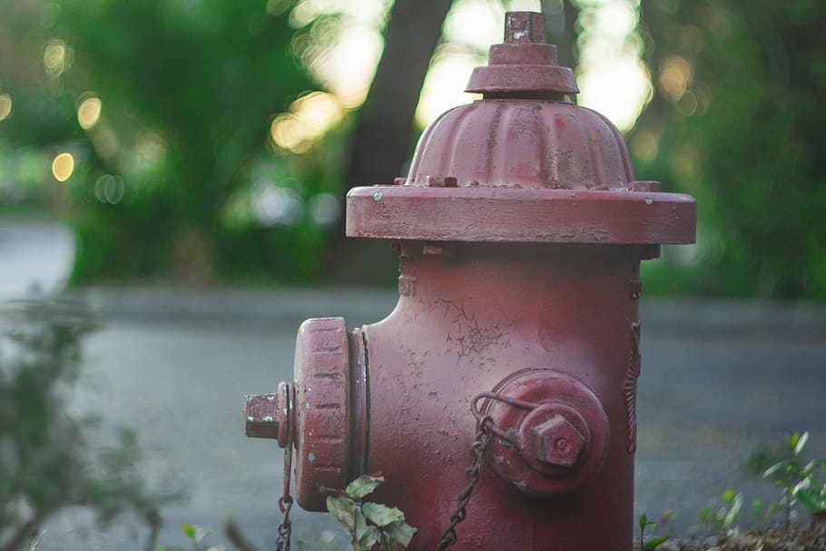 fire hydrant, hydrant, red, safety, emergency, fire, water, equipment, metal, city