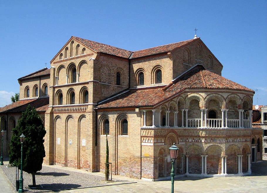 santa maria e san donato, murano, italy, byzantine, church, architecture, italian, building, landmark, catholic