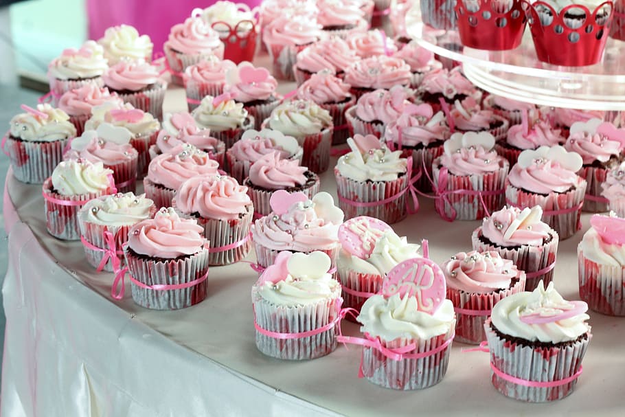 cupcake, kue, manis, pencuci mulut, cupcakes, Muffins, ulang tahun, pembakaran, kue-kue, membeku