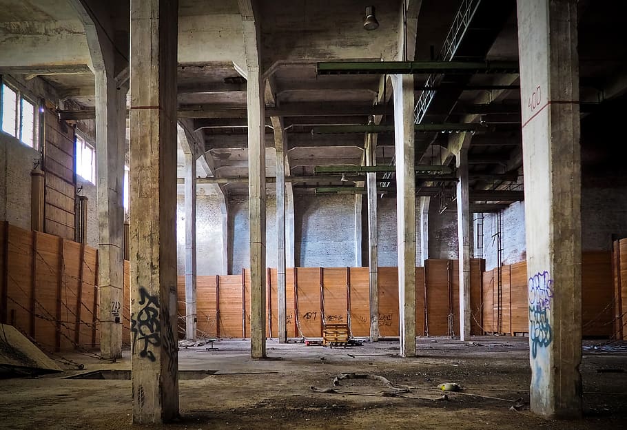building interior photography, lost places, warehouse, stock, leave, pforphoto, old, decay, lapsed, past