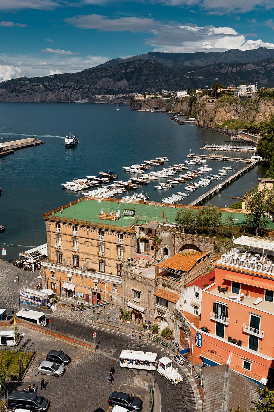 Itália, Europa, custo, amalfi, viagem, campania, Mar Tirreno, Sorrento, exterior do edifício, arquitetura