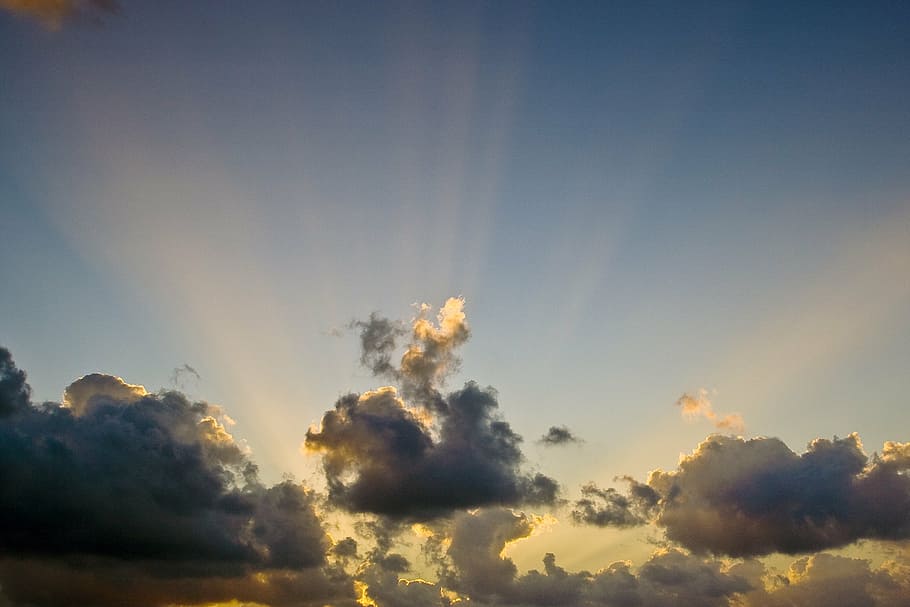 long, exposure photography, clouds, cloudy, sky, day, time, nature, sun, rays