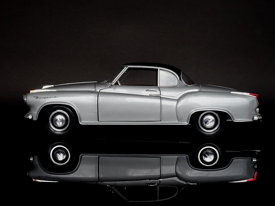 borgward, 이사벨라, 모델, 자동, 모델 자동차, oldtimer, 쿠페, 1950 년대, 우아한, 드림 카