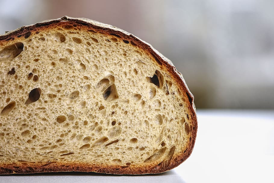 baked goods, bread, brown bread, airy, locker, crust, food, bread crust, eat, close-up