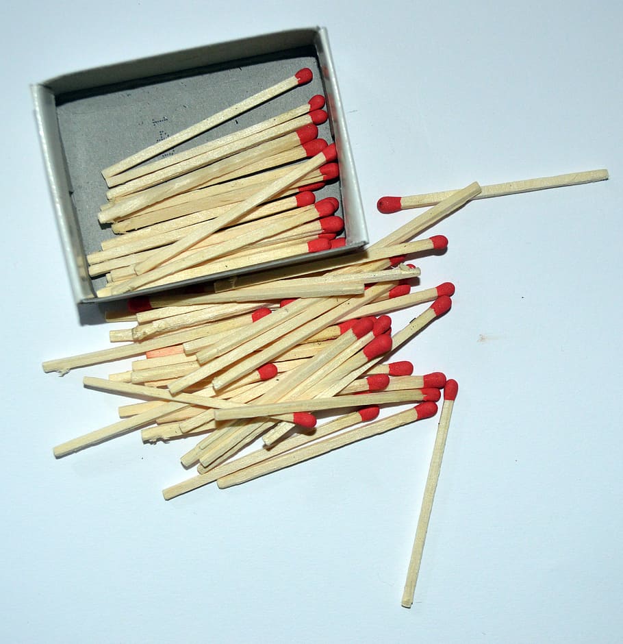matches, fire, making fire, stick, wood, flame, matchstick, still life, large group of objects, wood - material