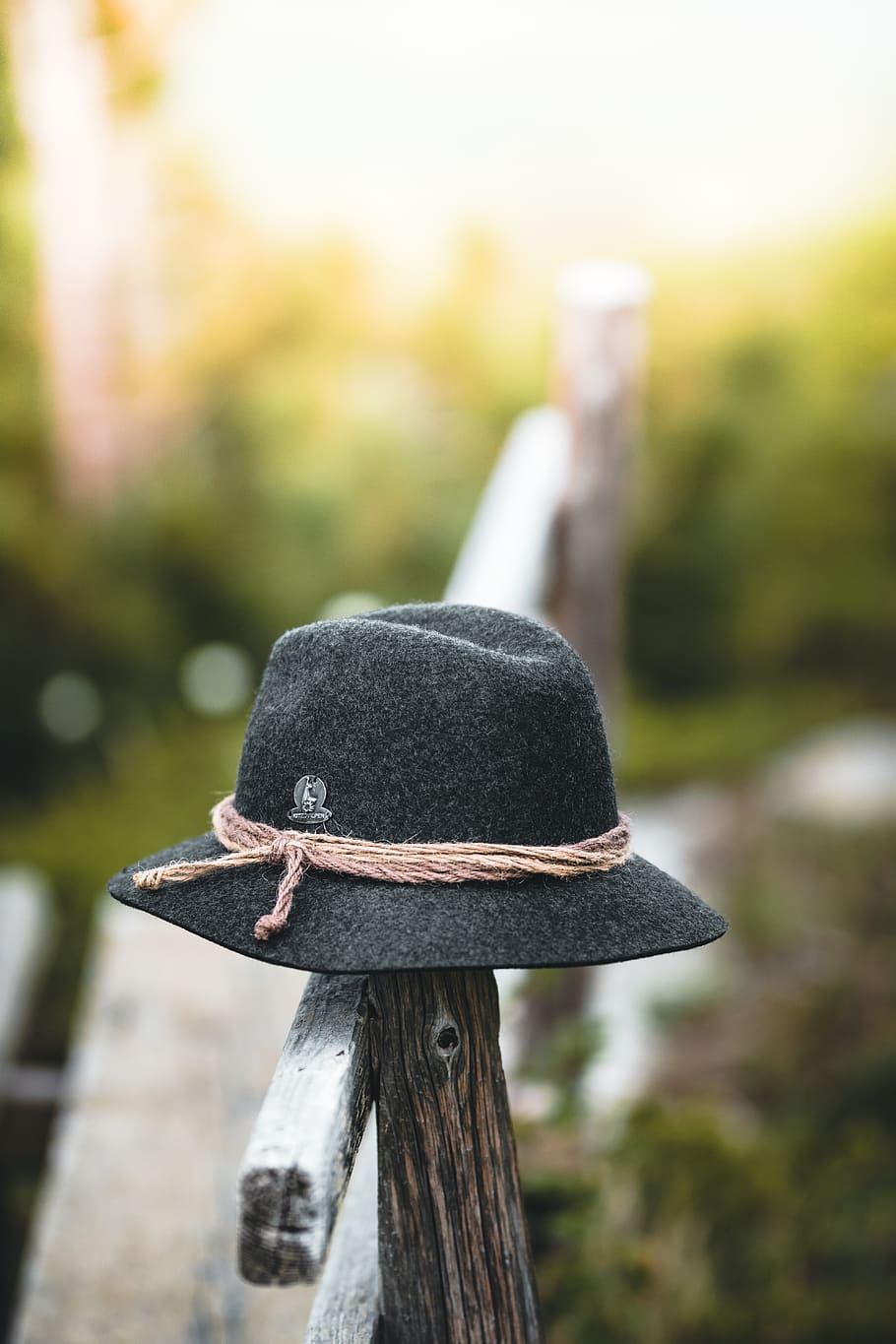 sombrero, sombrero de senderismo, alpino, montañas, baviera, filzwollhut, tradición, vagabundo, caminata, fedora