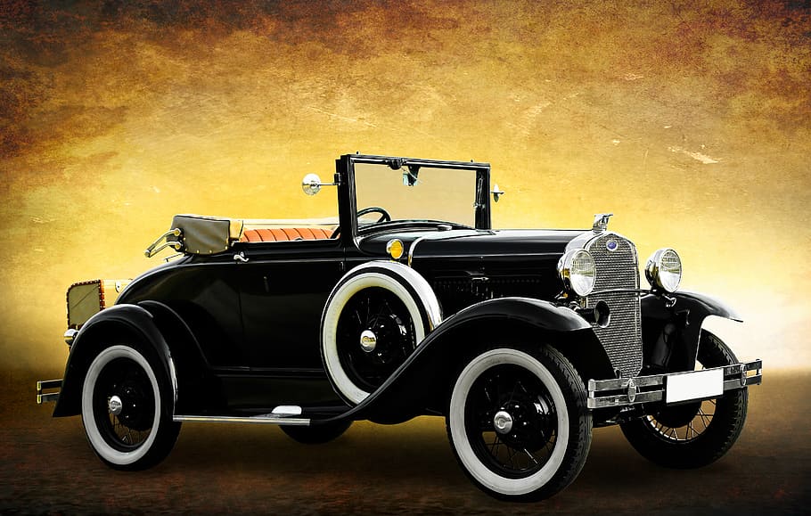 black, ford model t, motor vehicle, oldtimer, auto, automotive, old car, vehicle, pkw, convertible