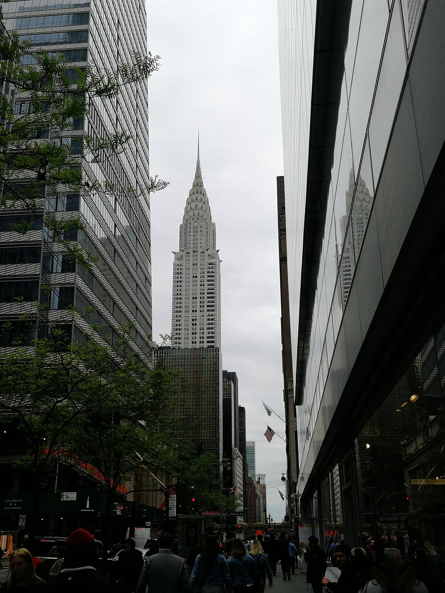 chrysler building, new york, manhattan, city, architecture, building, usa, cityscape, urban, chrysler