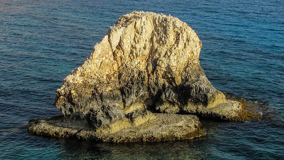Chipre, Ayia Napa, roca, mar, naturaleza, roca - objeto, sólido, formación rocosa, agua, belleza en la naturaleza