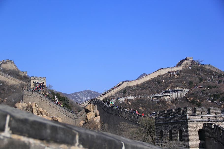 china, the great wall, the city walls, building, great Wall Of China, beijing, china - East Asia, mountain, asia, jinshangling