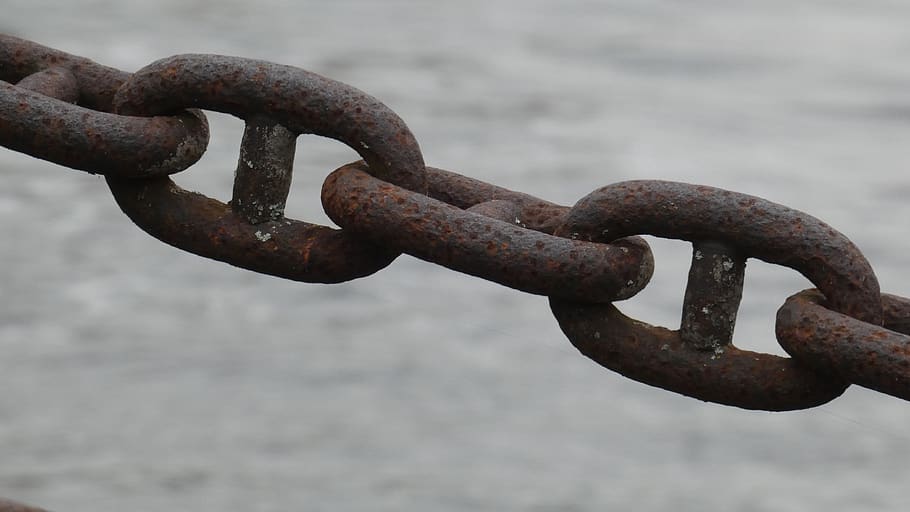 chain, chain link, links of the chain, iron, metal, connection, connected, metal chain, members, link