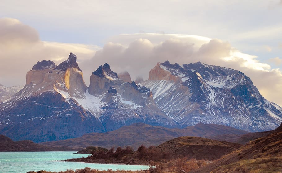 glacier, patagonia, ice, nature, torres del paine, chile, mountain, scenics - nature, sky, cloud - sky