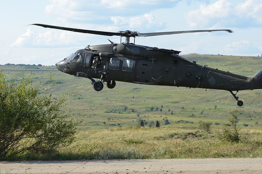 uh-60 black hawk, helicopter, flight, army, united states, uh-60, military, hawk, black, transportation