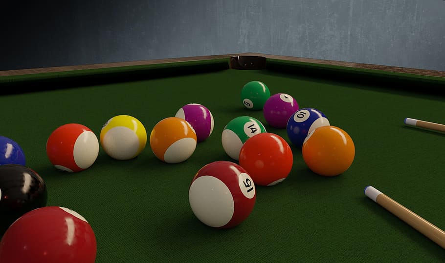 pool ball, table, billiards, balls, cloth, play, sport, leisure, company, pool table