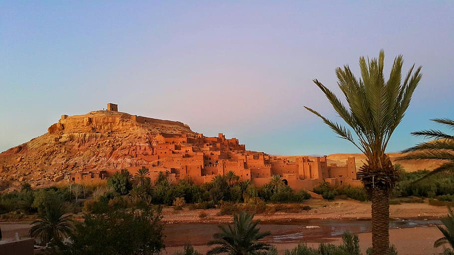 unesco world heritage, Ait Benhaddou, Unesco, World Heritage, clay houses, morocco, mud brick city, stunning, desert, casbah