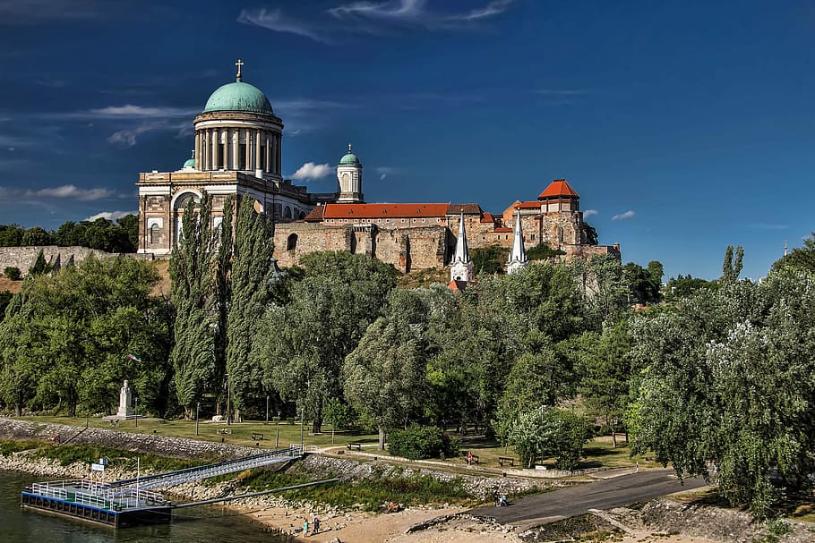Esztergom, Hungary, Basilica, St, the basilica of st, stephen, church, temple, city, esztergom basilica