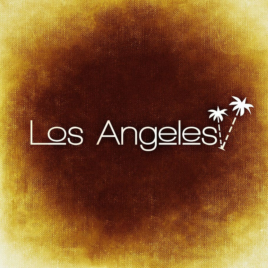 ロサンゼルスのイラスト, 都市, 世界中, 背景, ロサンゼルス, クリスマス, 光沢のある, ゴールド色, イラスト, お祝い