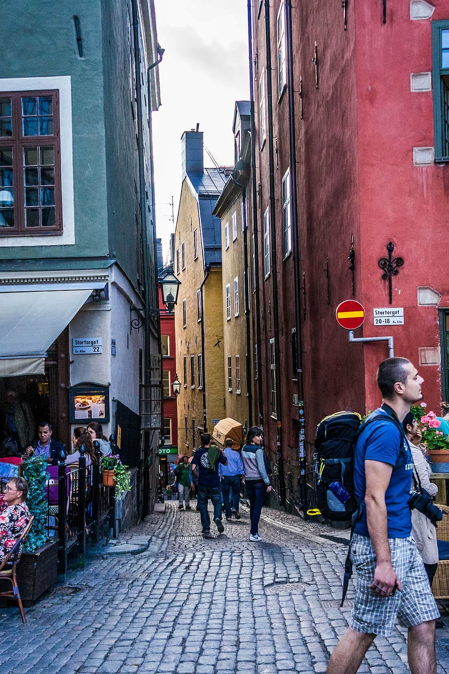 stockholm, sweden, alley, architecture, scandinavia, gamla, stan, old, town, europe
