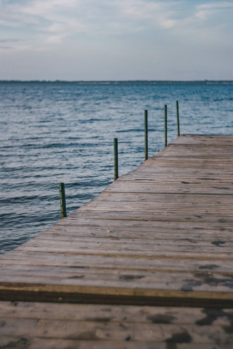 wooden, pier, sea, Wooden pier, by the sea, beach, water, waves, jetty, wood - Material