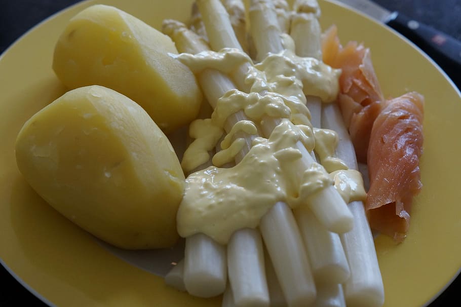 Asparagus, Makan, Makanan, makan asparagus, sayuran, sehat, waktu asparagus, nutrisi, dapat dimakan, dapur