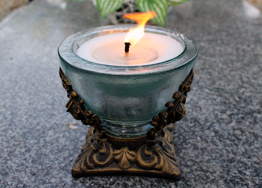 candle, fire, the flame, mood, wax, eternity, peace of mind, memory, light, autumn