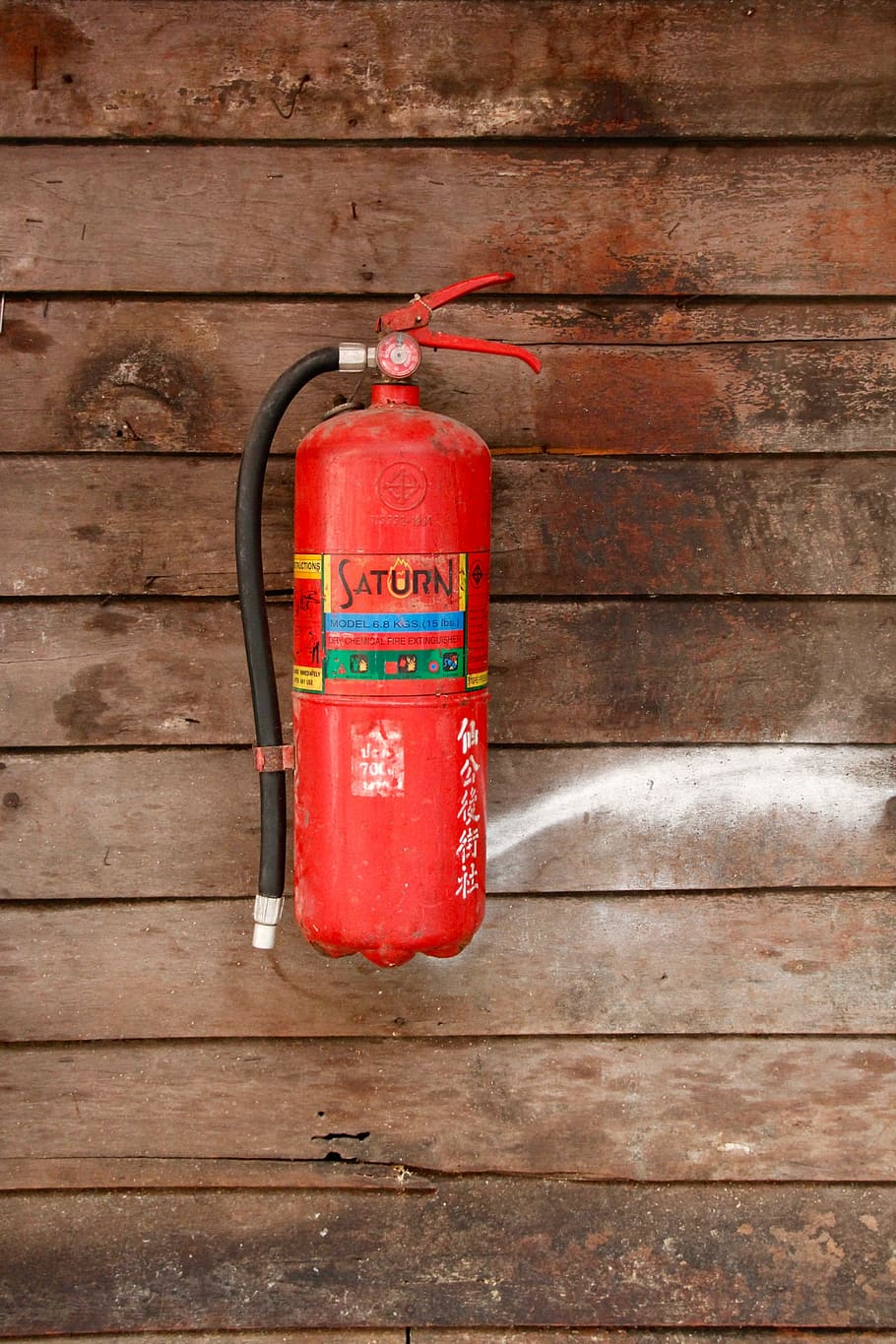 fire extinguisher, security, protection, fire protection, red, spray, wood - material, emergency equipment, text, western script