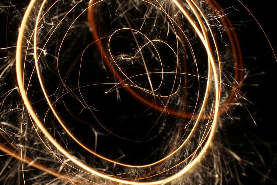 firework artwork, sparkler, 4th of july, circle, sparks, bright, party, summer, long exposure, motion