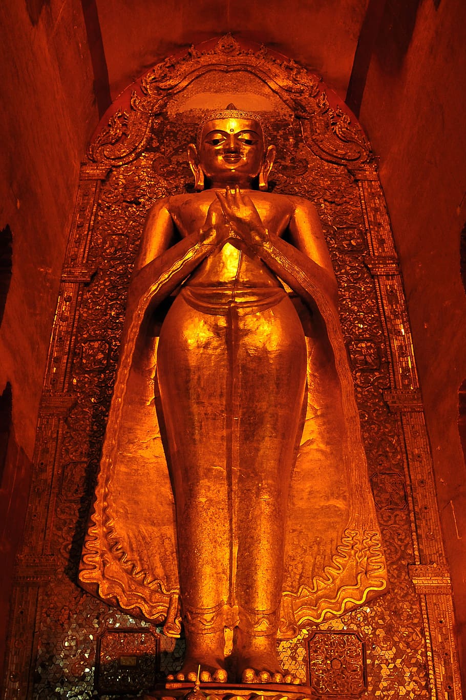 ミャンマー, 仏, 仏教, ビルマ, ar, 文化, アジア, 彫像, 精神性, 建築