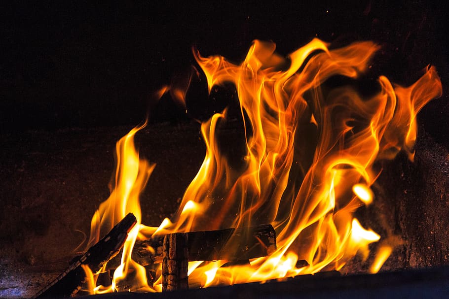 grill party, fire, hot, open fire, flare-up, heat, fireplace, joy fire, campfire, adventure