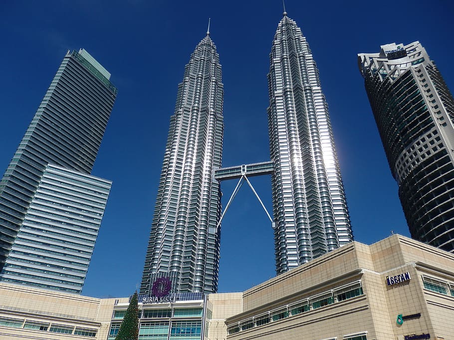 petronas twin towers, twin towers, kuala lumpur, twin towers kuala lumpur, kl, malaysia, building, architecture, city, klcc