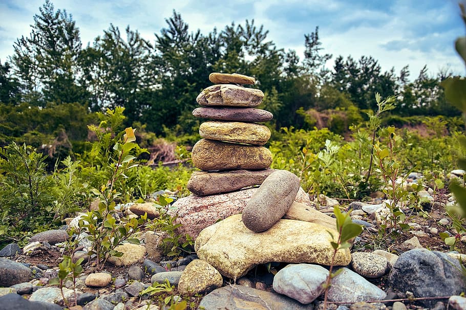 Zen, Stones, River, Rock, Nature, stones, river stones, environment, natural, meditation, tao