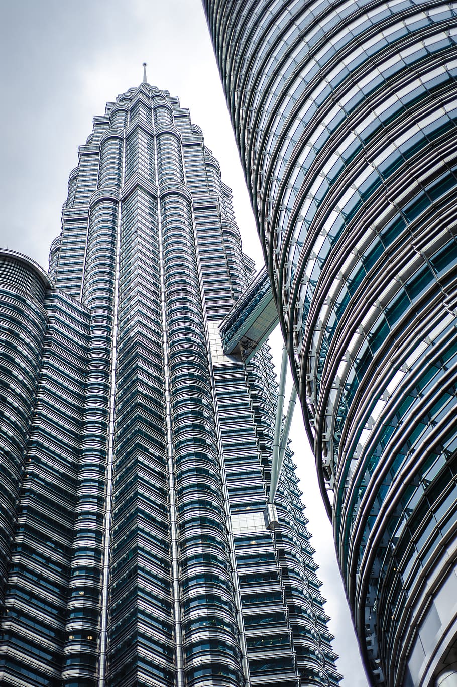 bangunan, kaca, Malaysia, petronas, menara, pencakar langit, Kuala Lumpur, Asia, tinggi, rinci