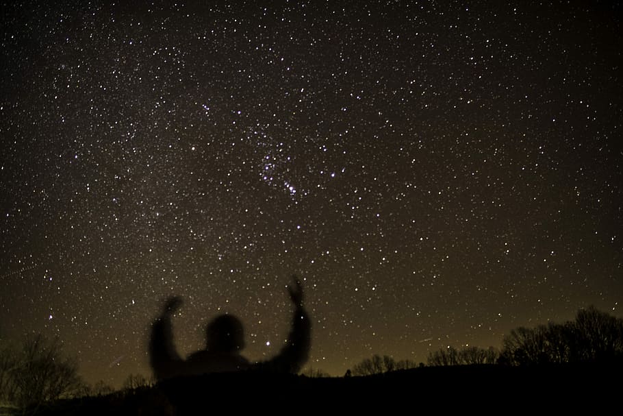 時, 星, エコーブラフ州立公園, 希望, エコー, ブラフ, 州立公園, ミズーリ州, 天体写真, 写真