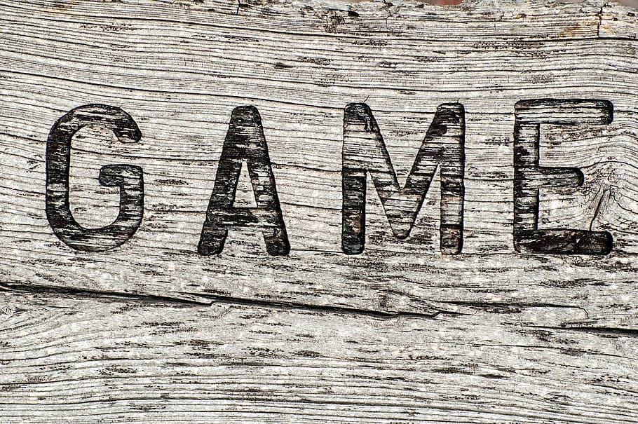 gray, background, game text overlay, wooden sign, game, rustic, weathered, sign, wood, wooden