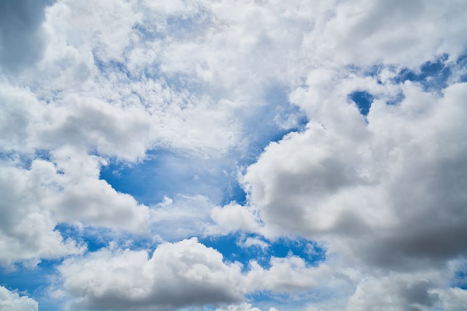 cloud, blue, background, composition, space, clouds, white, summer, landscape, nature