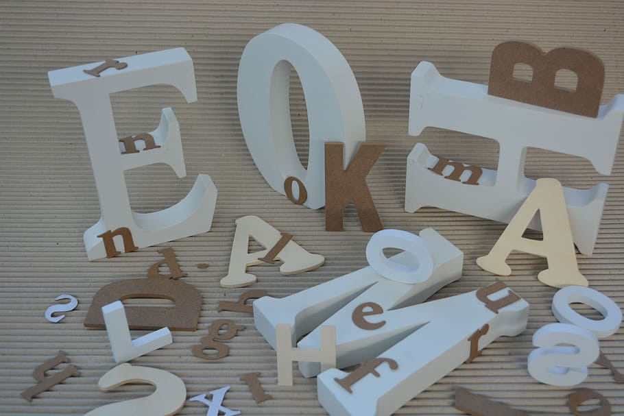 Letters, Initial, Graphically, Abc, art, graphic, typography, font, wood, creative