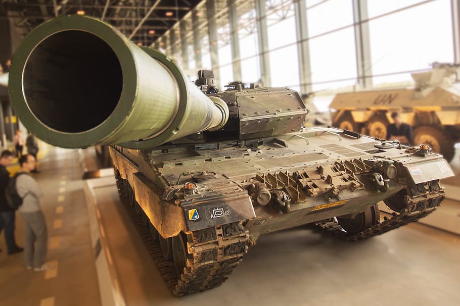 gray war tank, tank, museum, green, army, war, weapon, military, history, armor