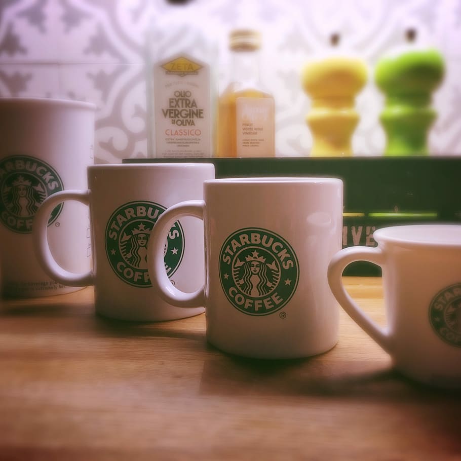 Café, tazas, taza de café, bebida, ninguna gente, interiores, primer plano, día, vaso, mesa