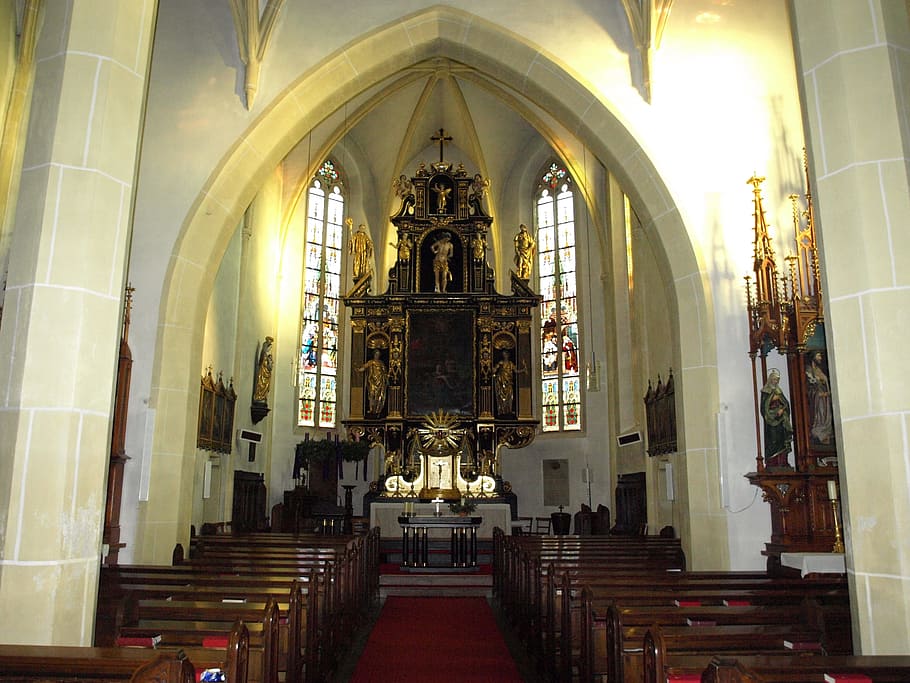 Church, Allhartsberg, pfarrkirche, hl katharina, architecture, building, history, religion, culture, historical