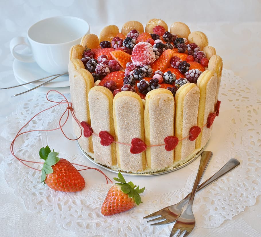 블랙 베리, 딸기 케이크, 딸기 파이, 케이크, 비스킷, 빵 굽기, 부엌, 과일, 쿼크, 크림
